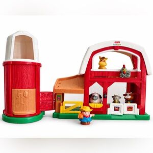 Fisher Price Little People Barn Farm + Animals & Farmer Lot